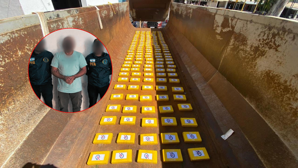 “Cascote Blanco”: escondían 158 kilos de cocaína en un camión y los atraparon rumbo a Córdoba
