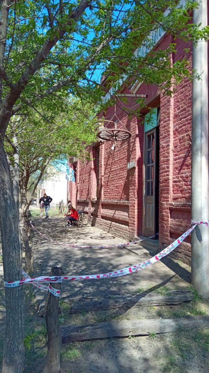 Vivienda donde se produjo la riña familiar