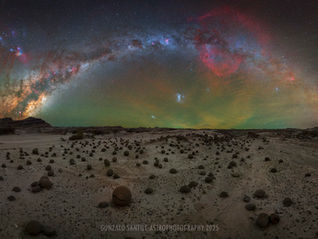 Un cordobés captó una imagen inédita de la Vía Láctea y quedó entre las mejores fotos del mundo