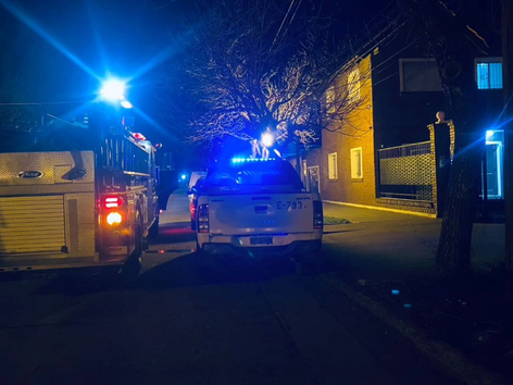 Una joven y su pequeño hermano se salvaron de milagro tras el derrumbe del techo de su casa en General Deheza