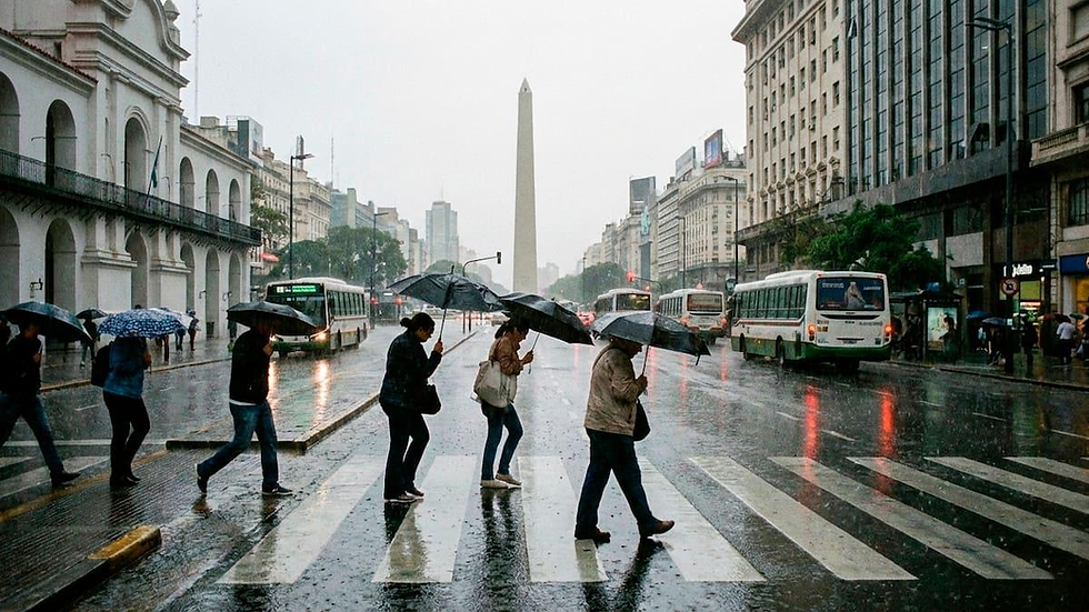 Última semana de octubre con lluvias, calor de 35 grados y temperaturas inusuales