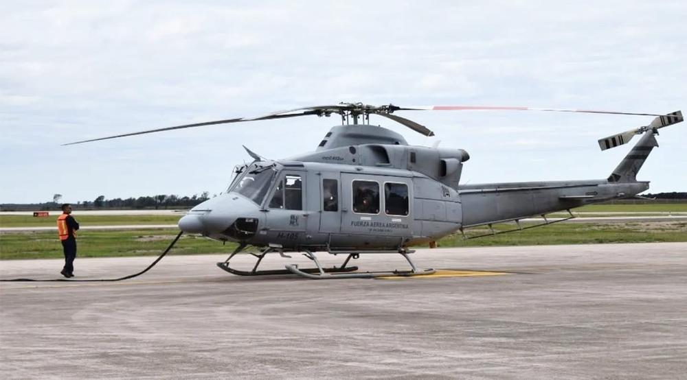 La Fuerza Aérea suma helicópteros Bell-412 al Área Material Río Cuarto