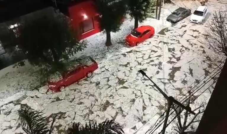 Temporal feroz en Río Tercero: “nunca vimos más de 50 cm de hielo”