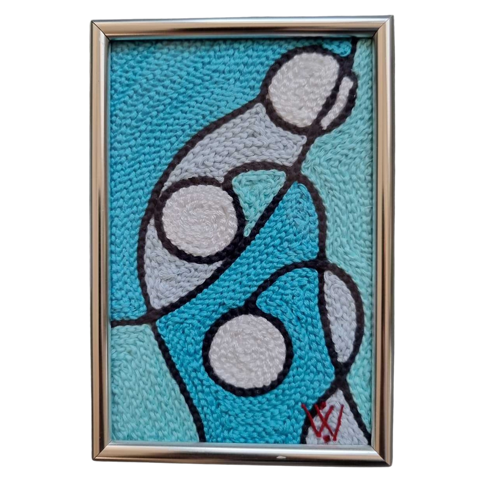 Картина "Бели цветя" - Velikova ART