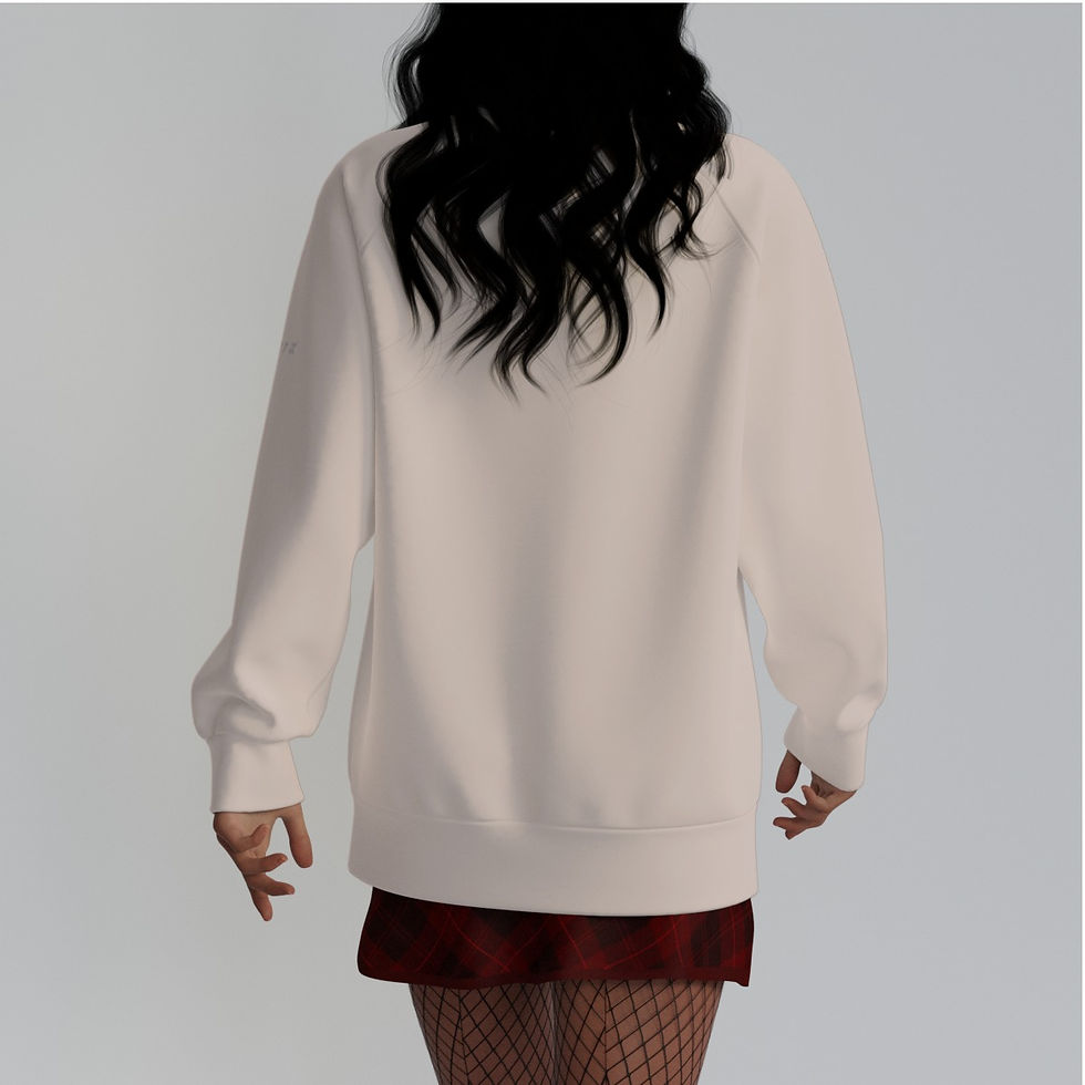 Thumbnail: All-Over Print Women's Raglan Sleeve Sweatshirt