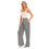 Thumbnail: All-Over Print Women's Waist Fungus Edge Wide-leg Pants
