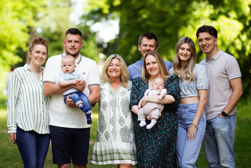 family celebration summer shoot