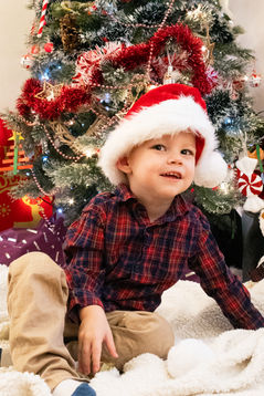 christmas toddler shoot
