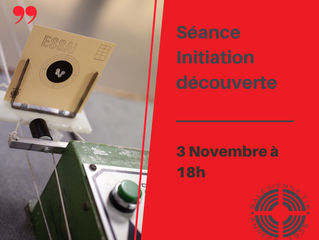 Séance découverte du tir sportif - 3 nov