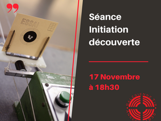 Séance initiation 17 Nov. à 18h30