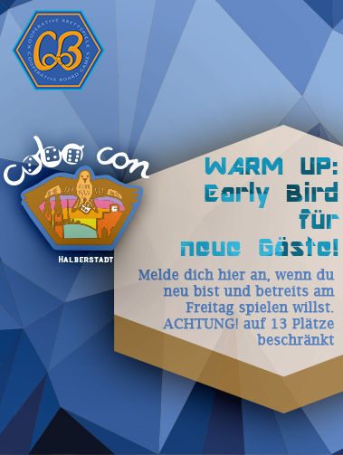 WARM UP am 22.05.26 zur CoBo Con 2026 - Early Bird für neue Gäste