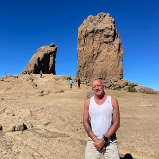 The Author at Roque Nublo