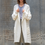 Thumbnail: women long white cardigan sweater