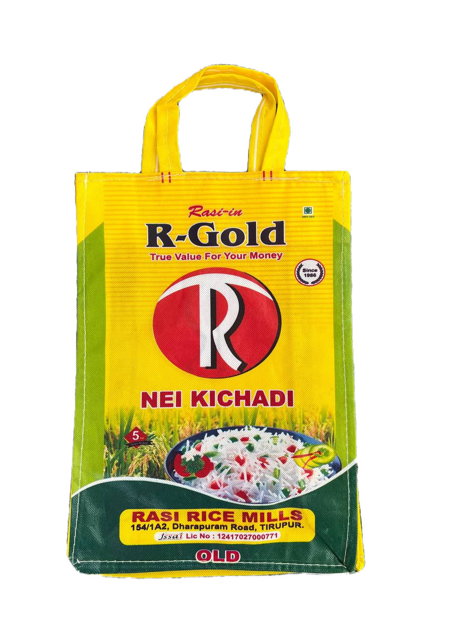R-Gold - Nei Kichadi Rice 5kg(Amman Sona 1 Year Old)