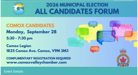 CV Chamber of Commerce All Candidates Meeting Comox