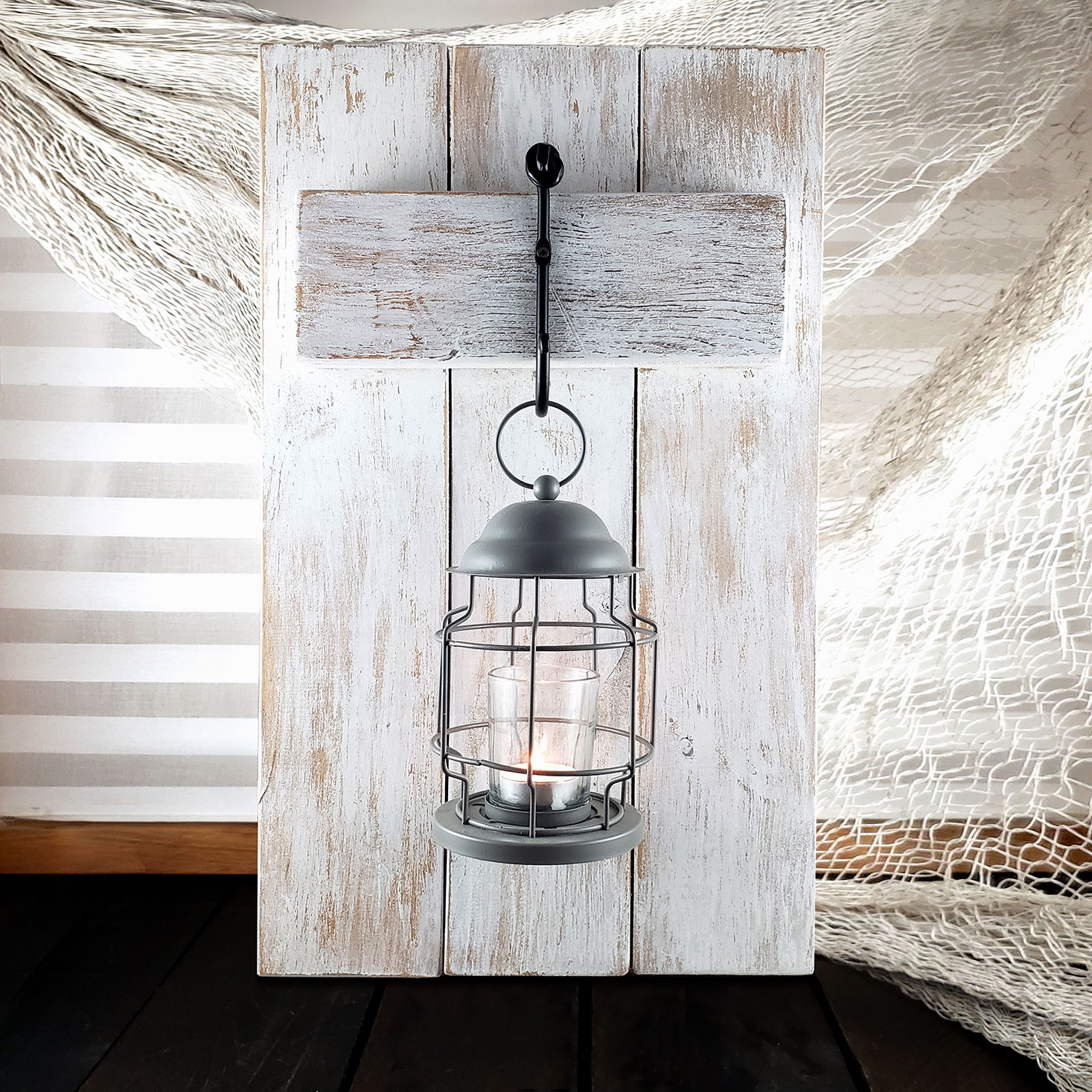 Captain's Lantern  -  Gris | Blanco