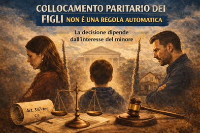 Collocamento paritario dei figli: cosa stabilisce la Cassazione 6078/2026