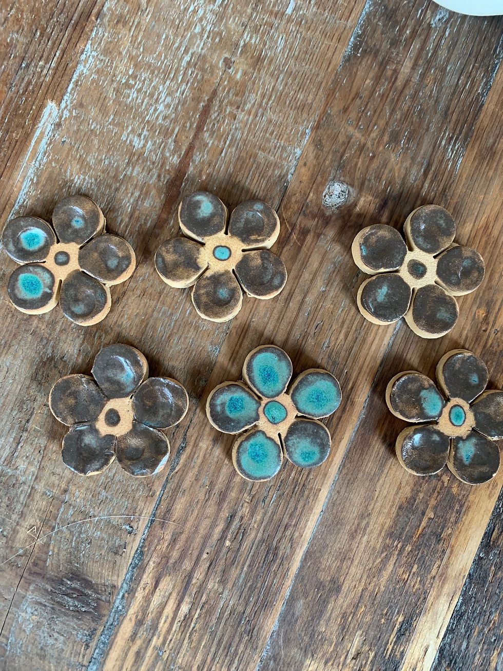 Miniature : Repose couteau fleur - Lot de 6 pièces 