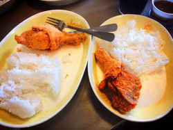 Two pcs. chikenjoy meal+extra rice