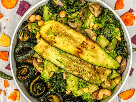 Creamy, Green, Bean and Coconut Milk, Pasta Sauce!