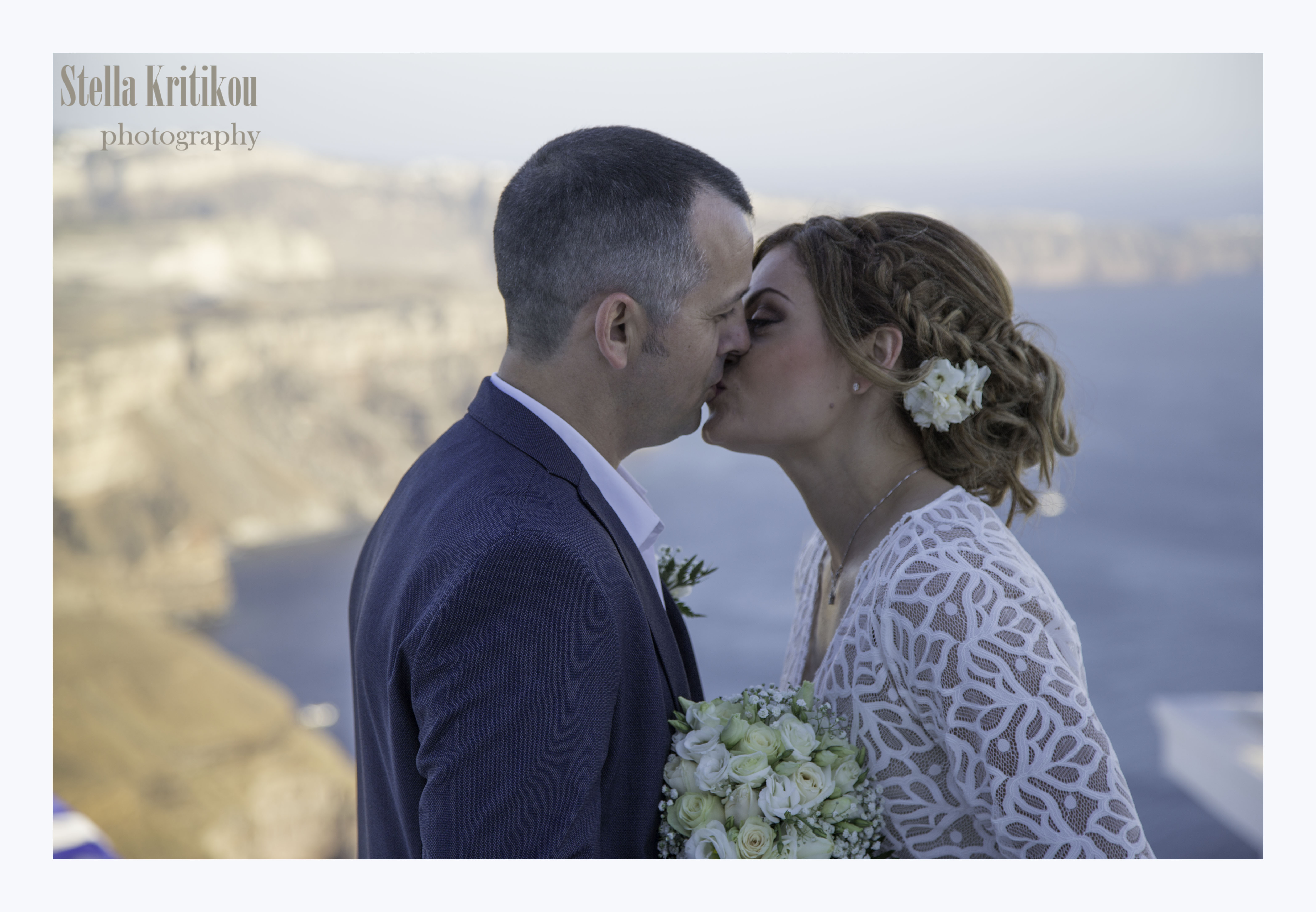 imerovigli wedding by stella