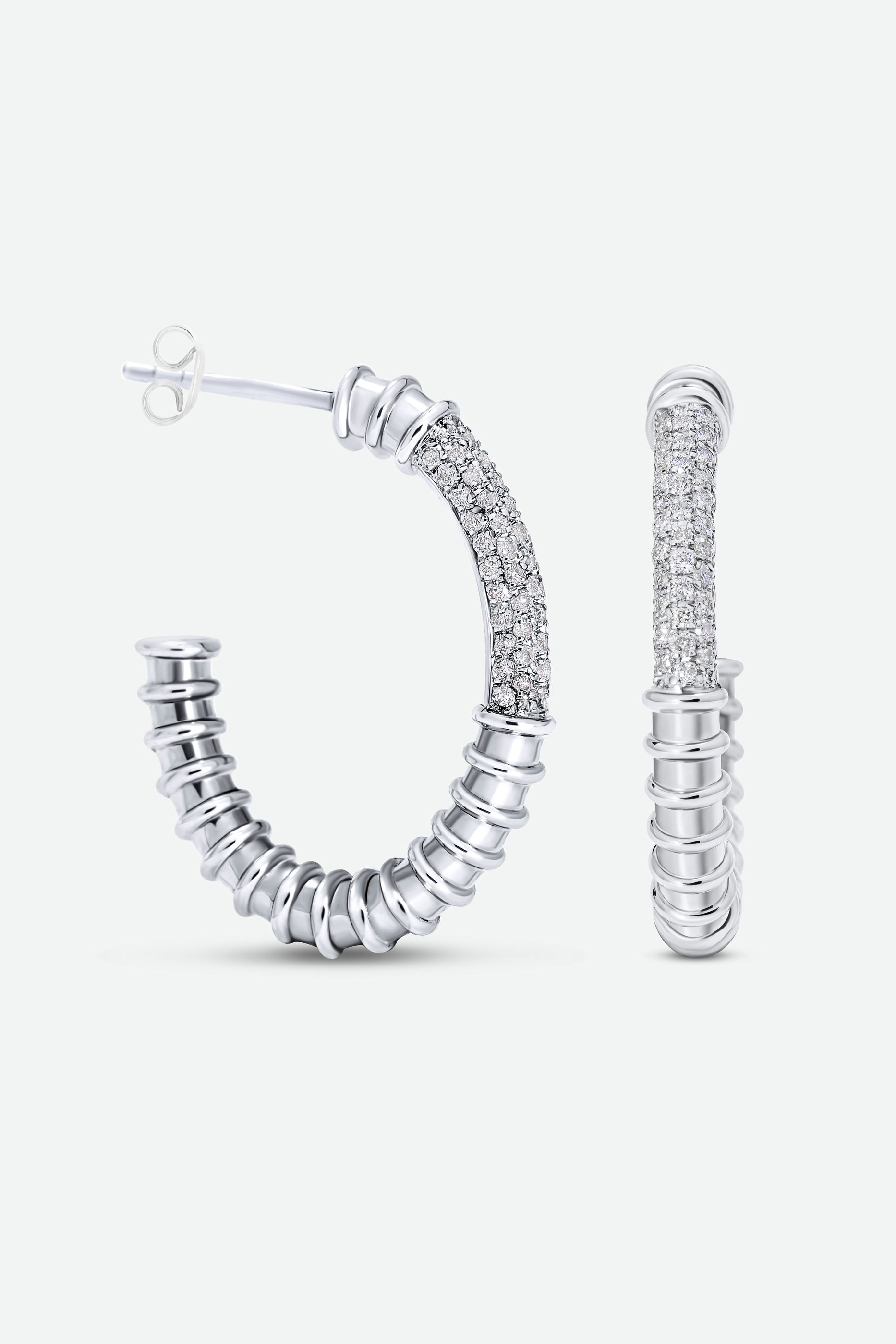 Medea Hook Diamond - Earrings