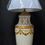 Thumbnail: Sevres Porcelain table lamp with floral and geometric decoration