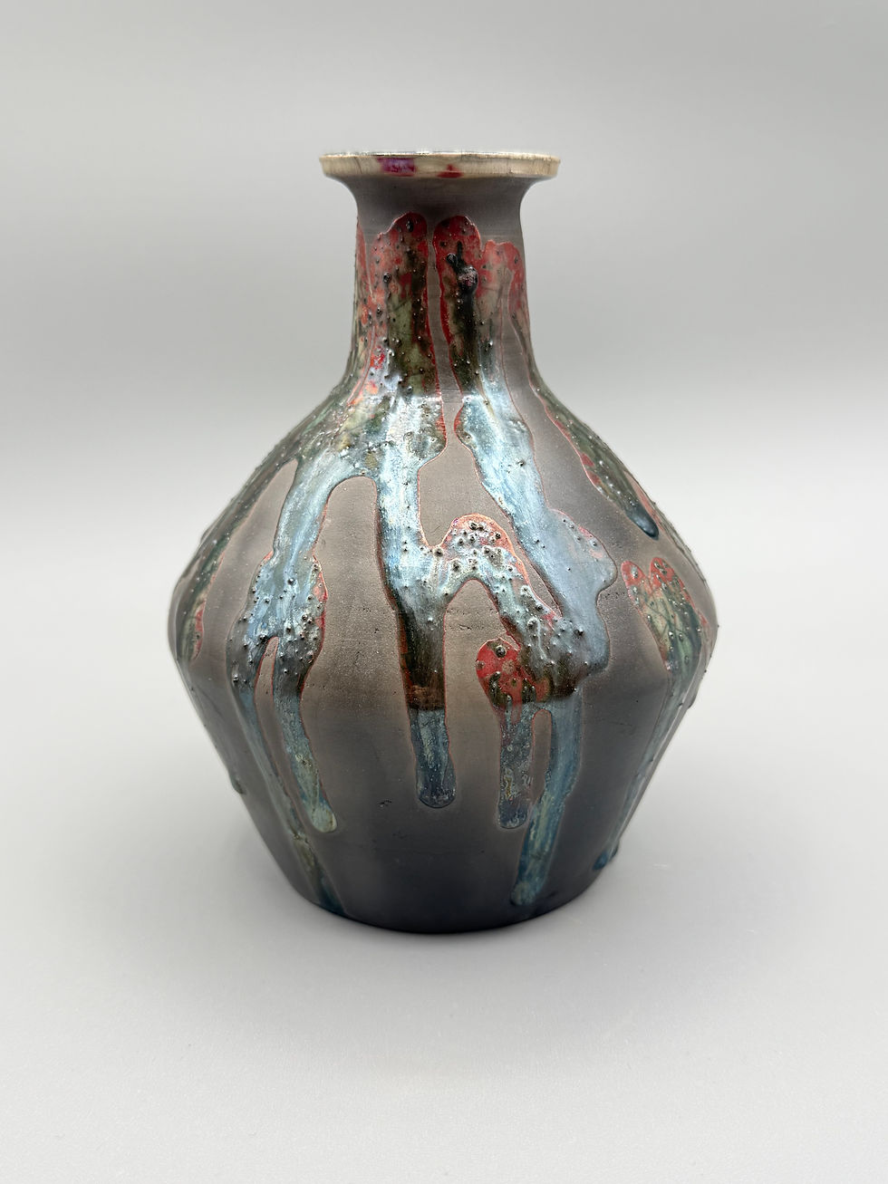 Thumbnail: Small Raku Bottleneck Vase