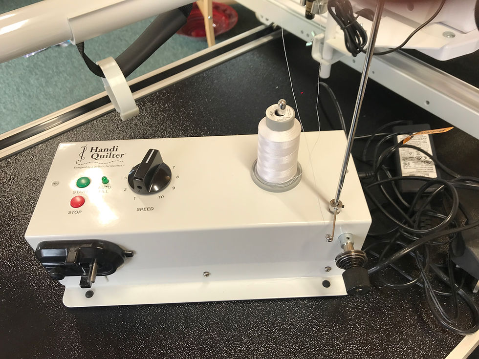 Thumbnail: SOLD! Handi Quilter Simply 16 with Little Foot frame and accessories - Dorset.