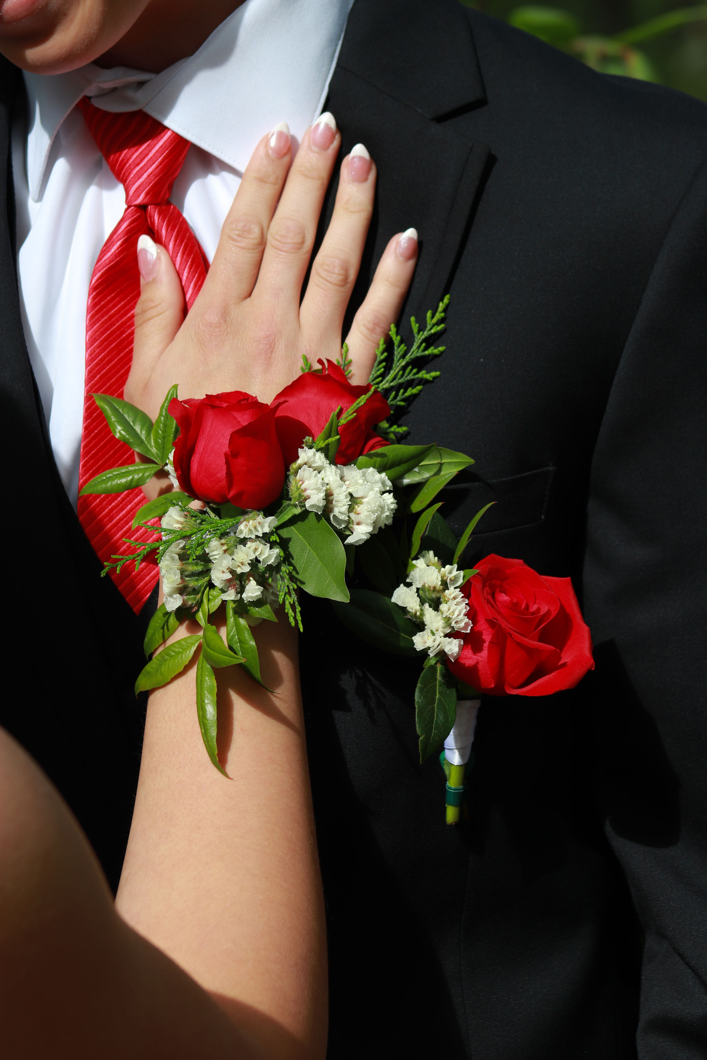 Prom Corsage + Boutonniere combo
