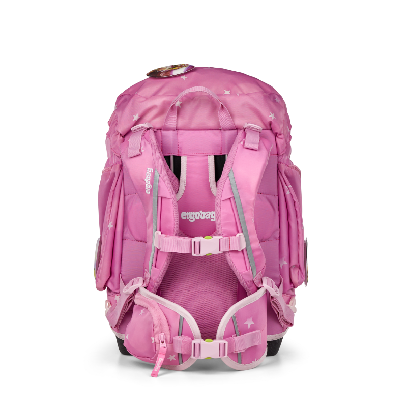 Miniaturbild: rosa ergobag Wolkenzaubär Schulrucksack Rückensystem hinten
