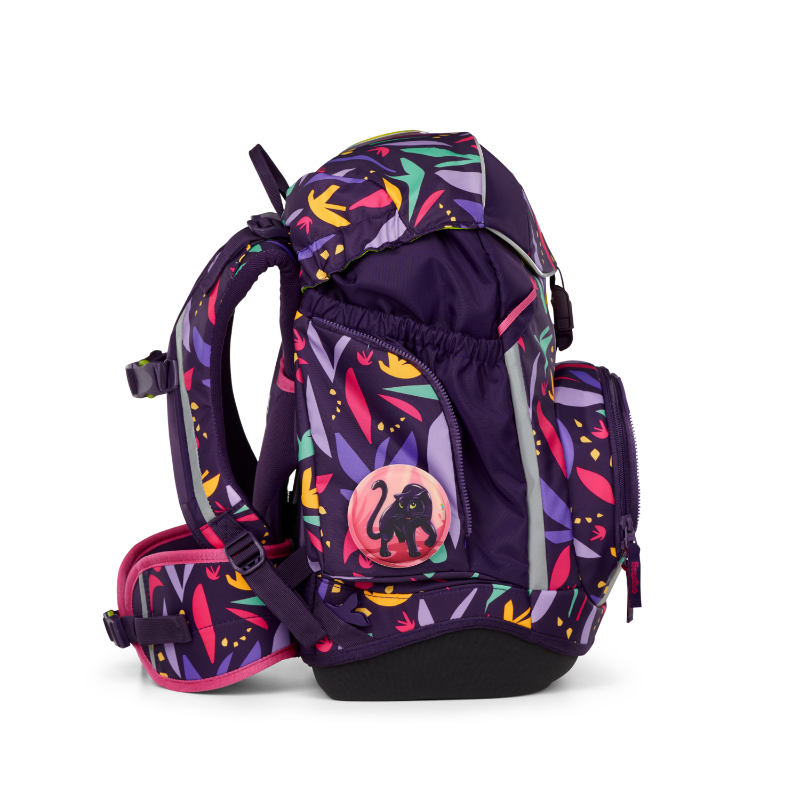 Miniaturbild: bunter Schulrucksack ergobag Ambärzonas Seitenansicht