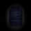 Miniaturbild: dunkelblauer Rucksack mit 2 blauen LED Lichtern Ansicht im Dunkeln