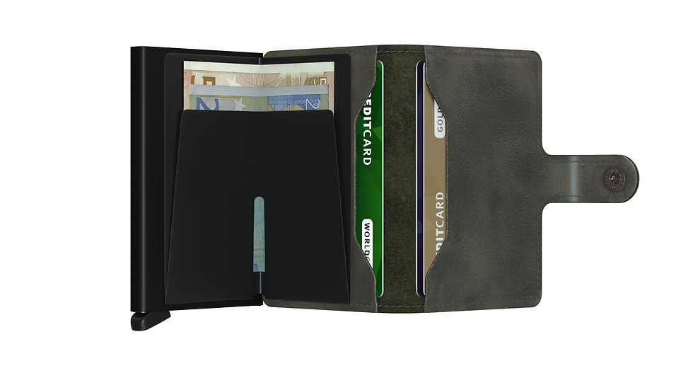 Miniaturbild: Miniwallet SECRID Vintage olive-black