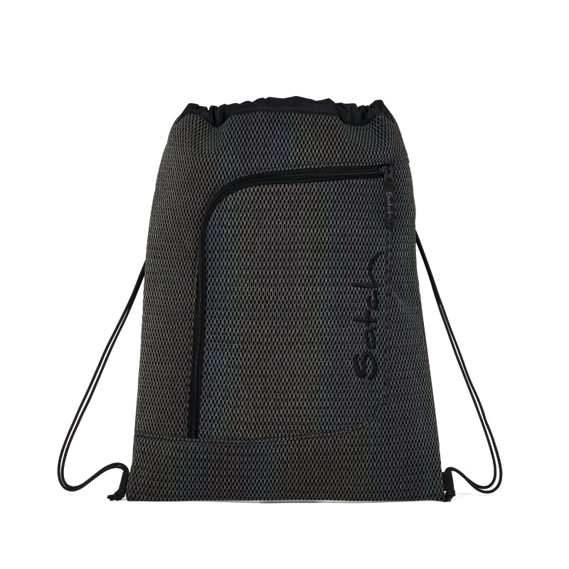 Miniaturbild: Rucksack schwarz Ansicht vorn reflektierend in Regenbogenfarben