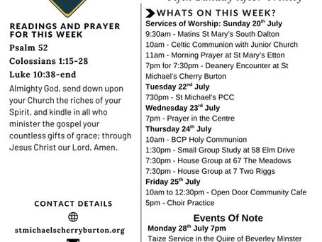 What's Happening At St Michael's?