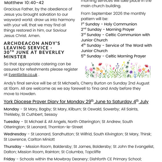 Puww-puwww! It's the weekly Notices!