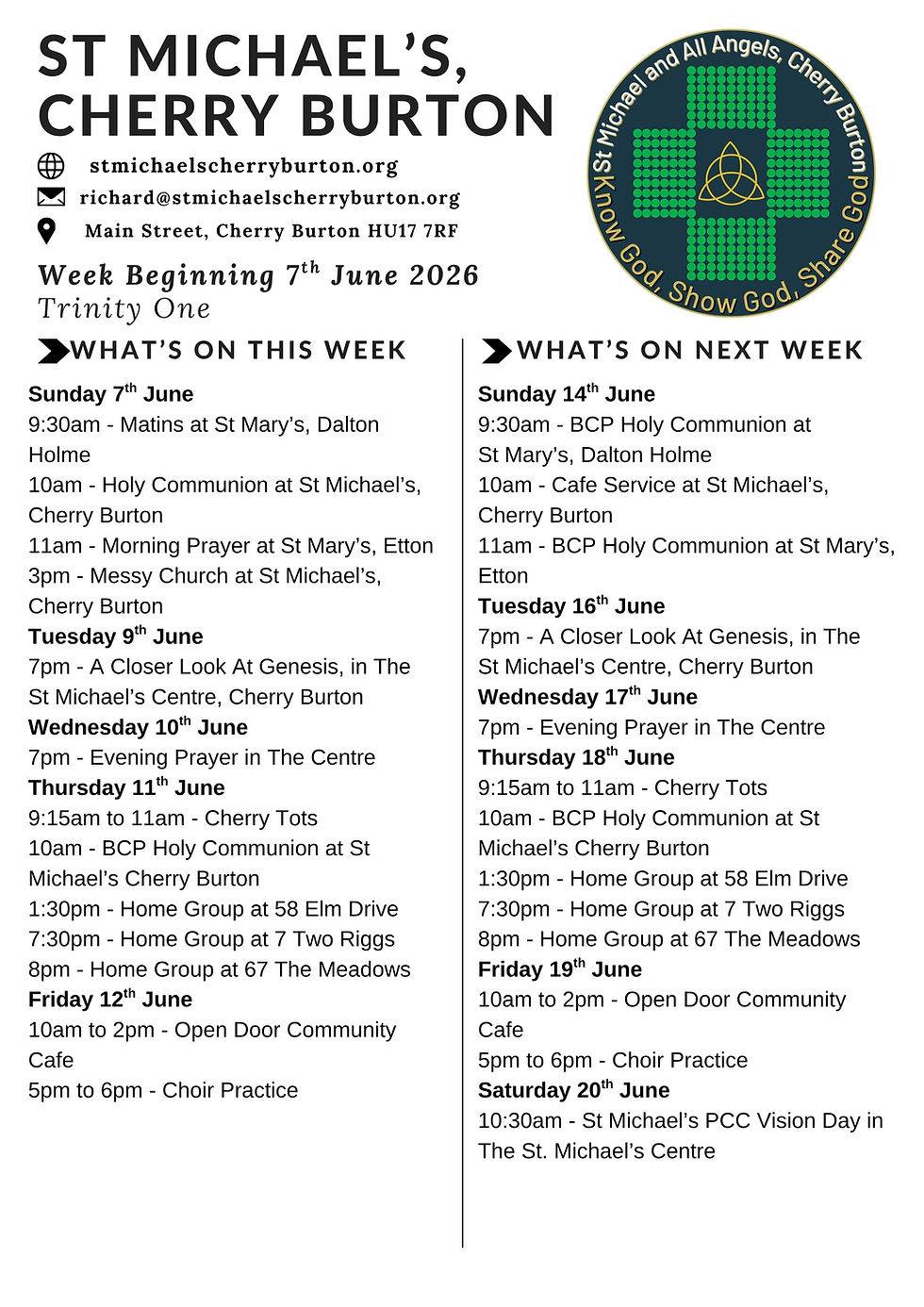 What's on?