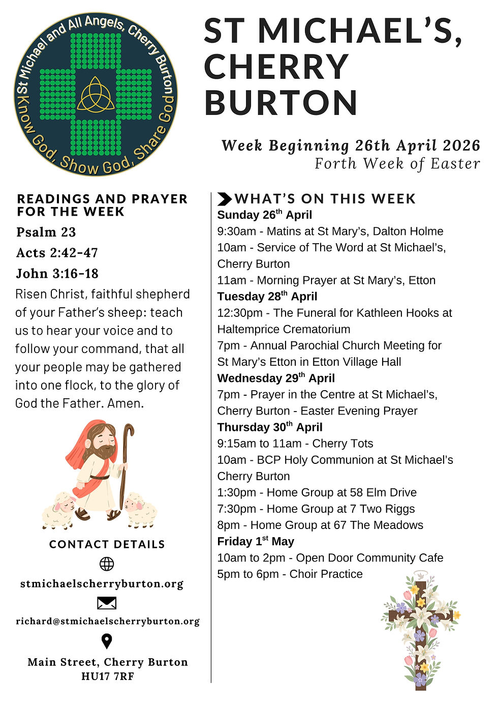 Our Weekly Reminder Of What's On