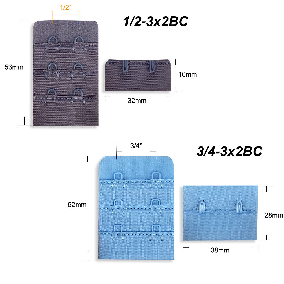 Thumbnail: Hook & Eye Tape  /  Top Stitch - 1