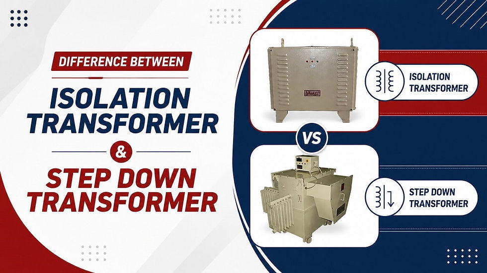 Difference Between an Isolation Transformer and a Step Down Transformer Banner