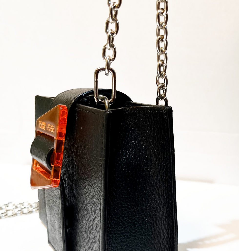 Thumbnail: Acrylic buckle shoulder bag  S-size