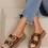 Miniature : Sandales mia leopard