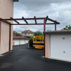 Réalisation sur mesure d'un appentis sur mesure.