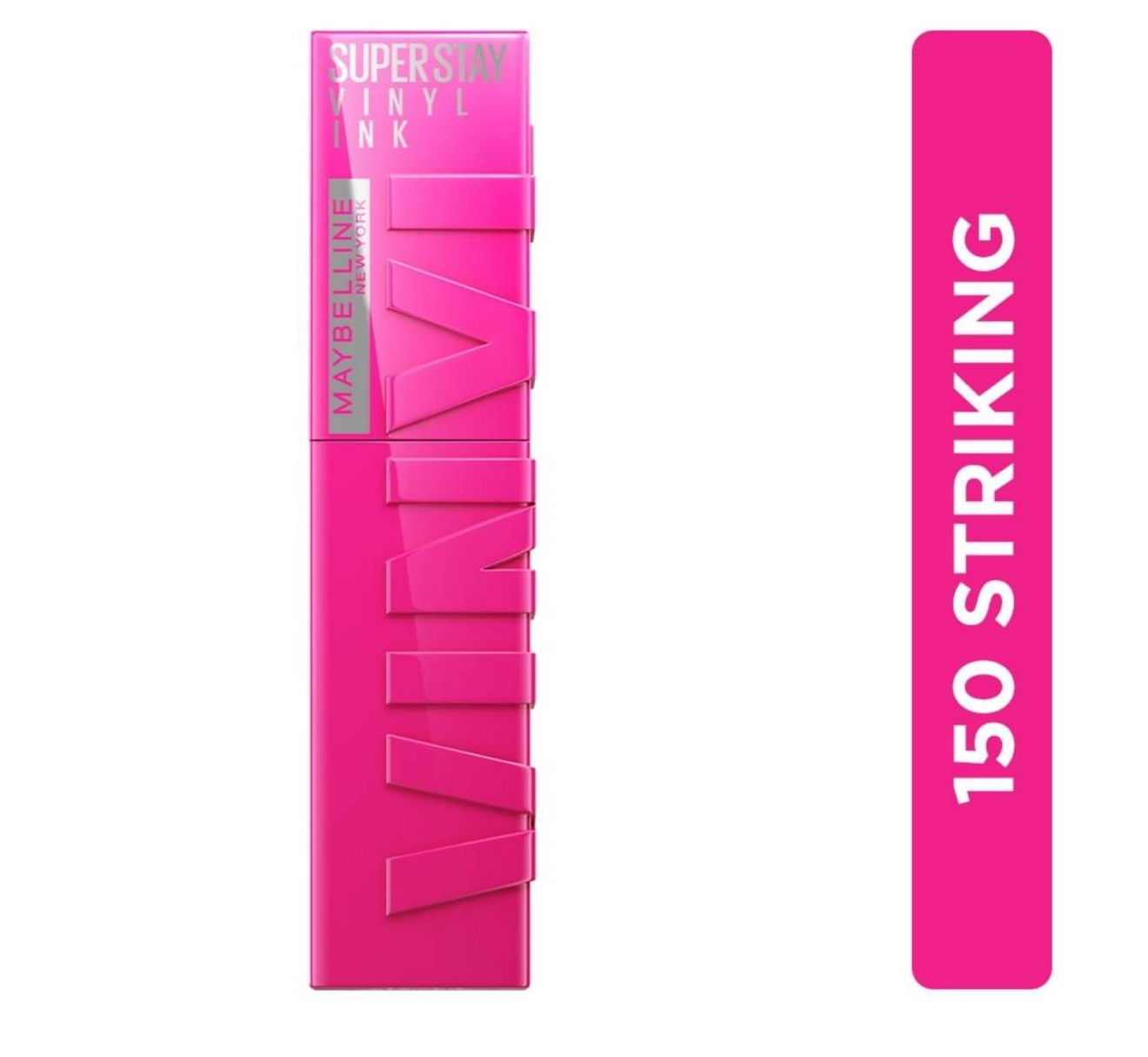 Labial líquido brillante de larga duración, Maybelline Superstay Vinyl Ink tono 