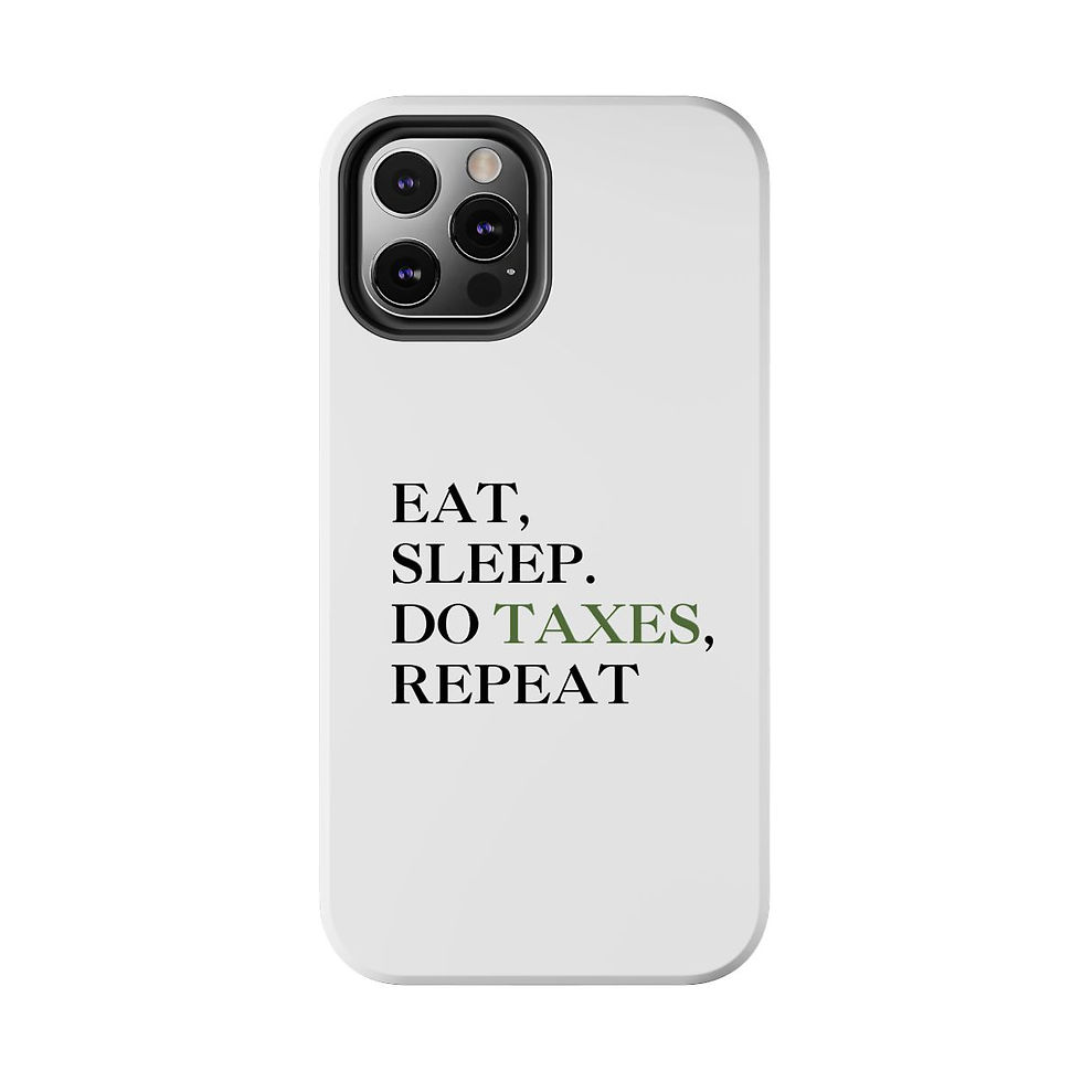 Miniatura: Tax Pro Phone Case