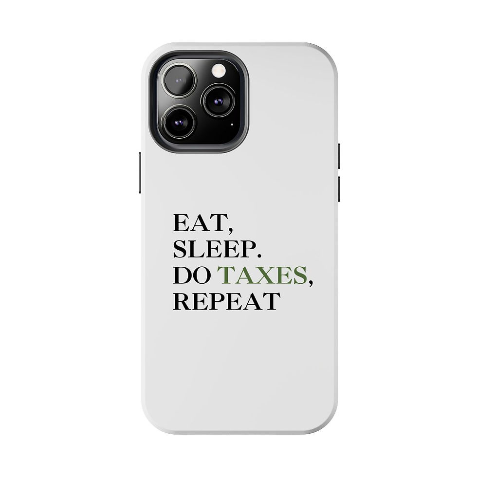 Miniatura: Tax Pro Phone Case