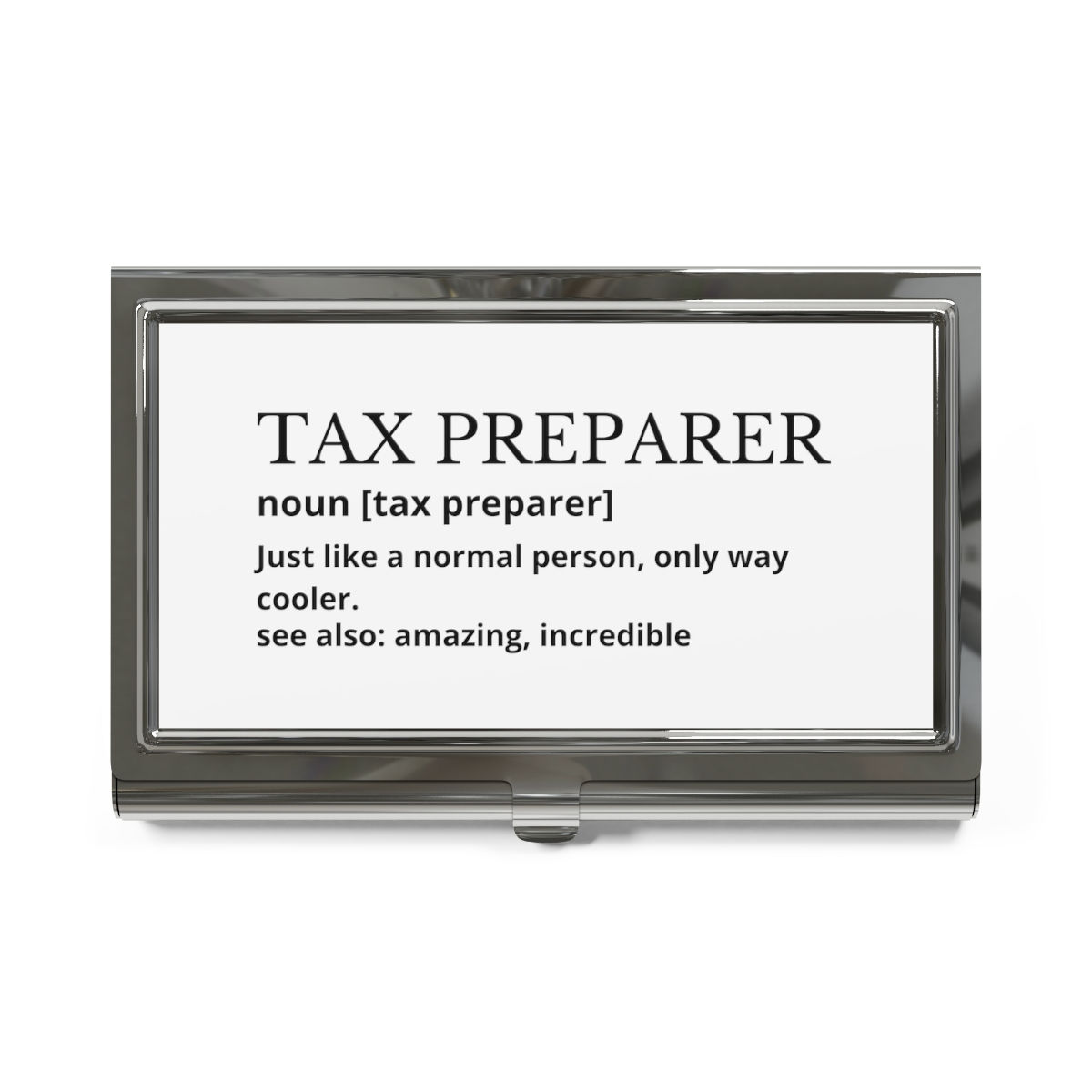 Tax Preparer Business Card Holder