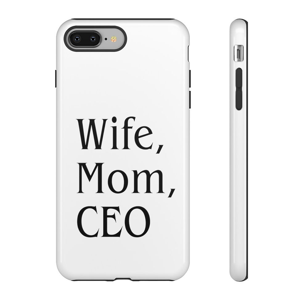 Miniatura: Wife, Mom & CEO Phone Case