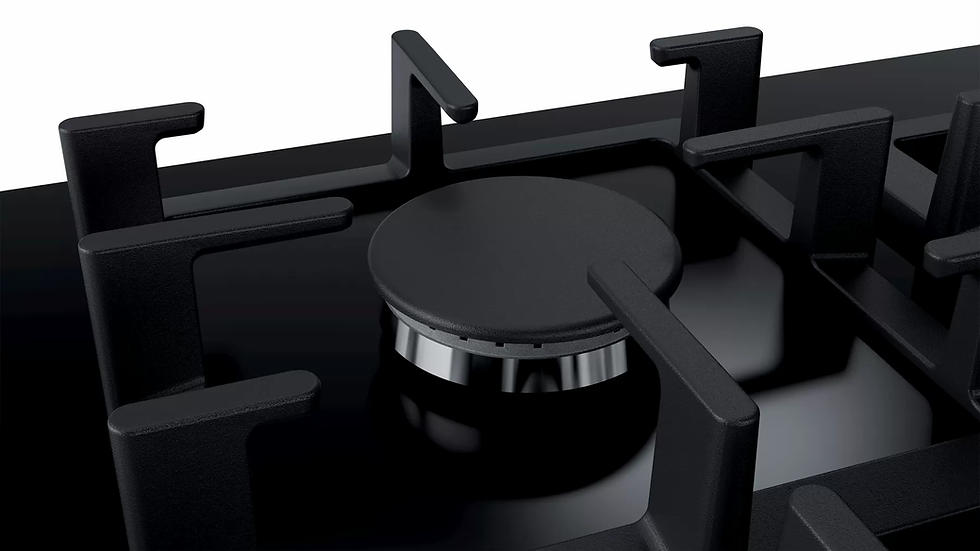Thumbnail: BOSCH - 6 GAS HOB TEMPERED BALCK GLASS